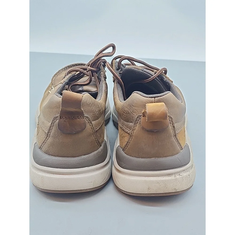 Skechers Men's Elent Leven Boat Shoes Sz  8 Brown Lace Up Air Cooled Arch Suppor